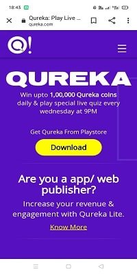 Qureka Quiz - फ्री में पैसा कमाने वाला गेम